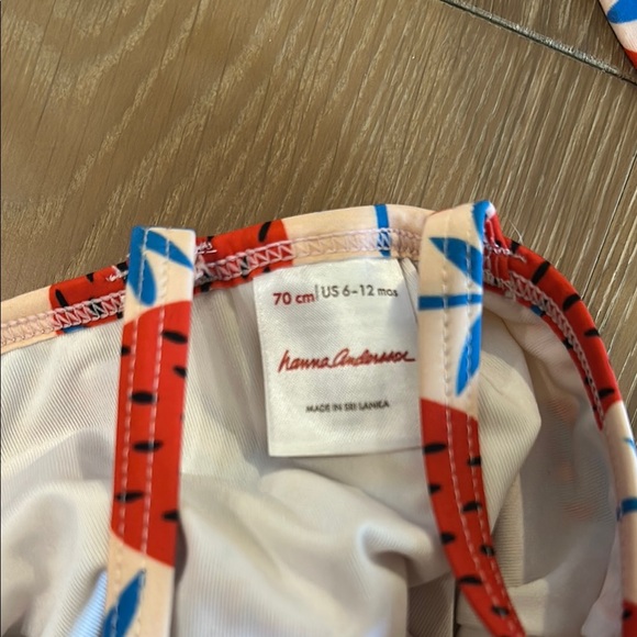 Hanna Andersson Strawberry Print Kids Swim Set - Picture 8 of 8